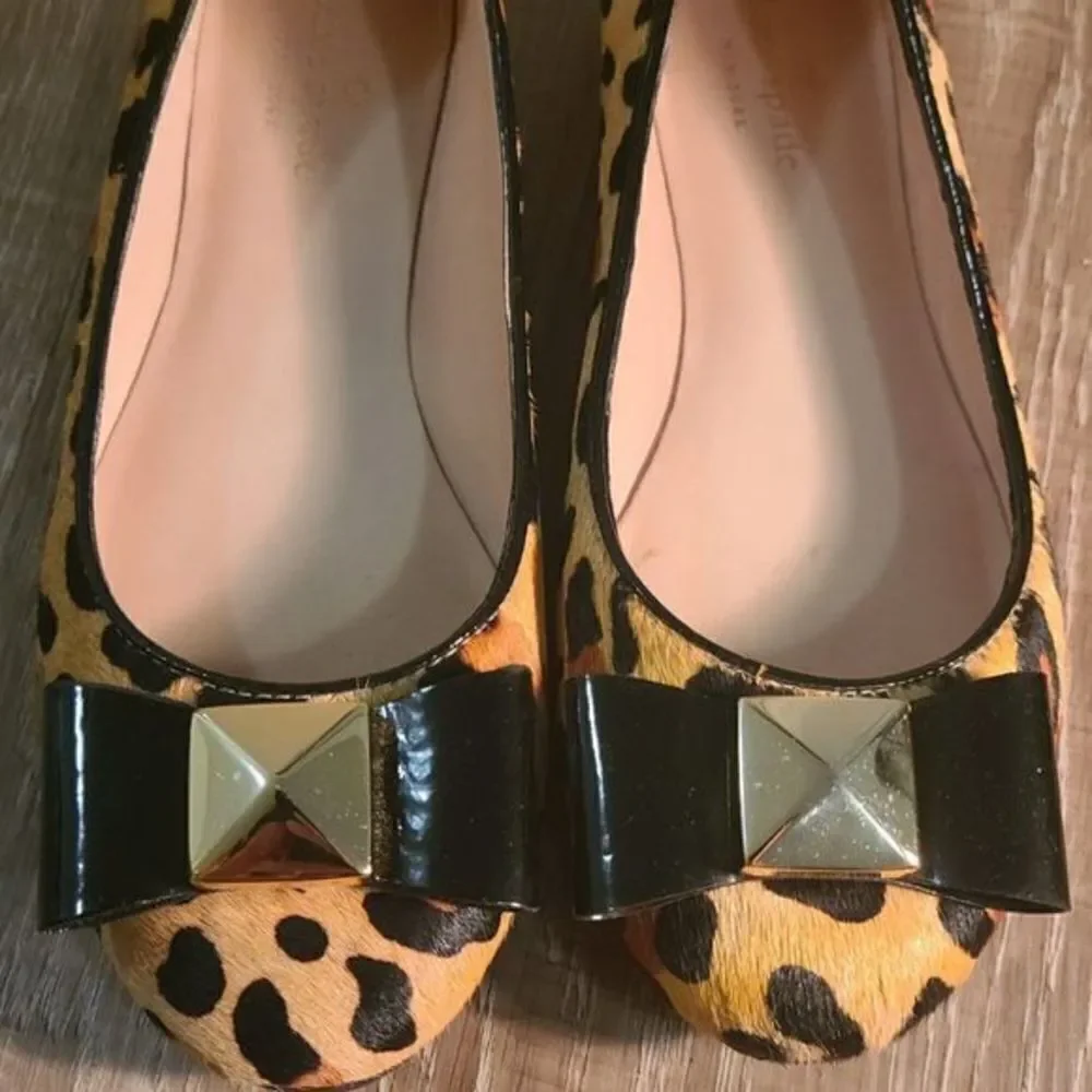 Kate Spade Tula Ballerina Leopard‎ Print Flats